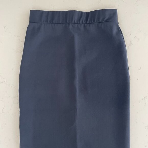 Finery London Fashion Group Bodycon Polyamide Blend Midi Skirt Navy 4 US/8 UK - Picture 9 of 12